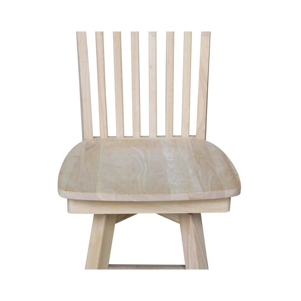International Concepts Mission Bar Stool, 30", Ready to Finish