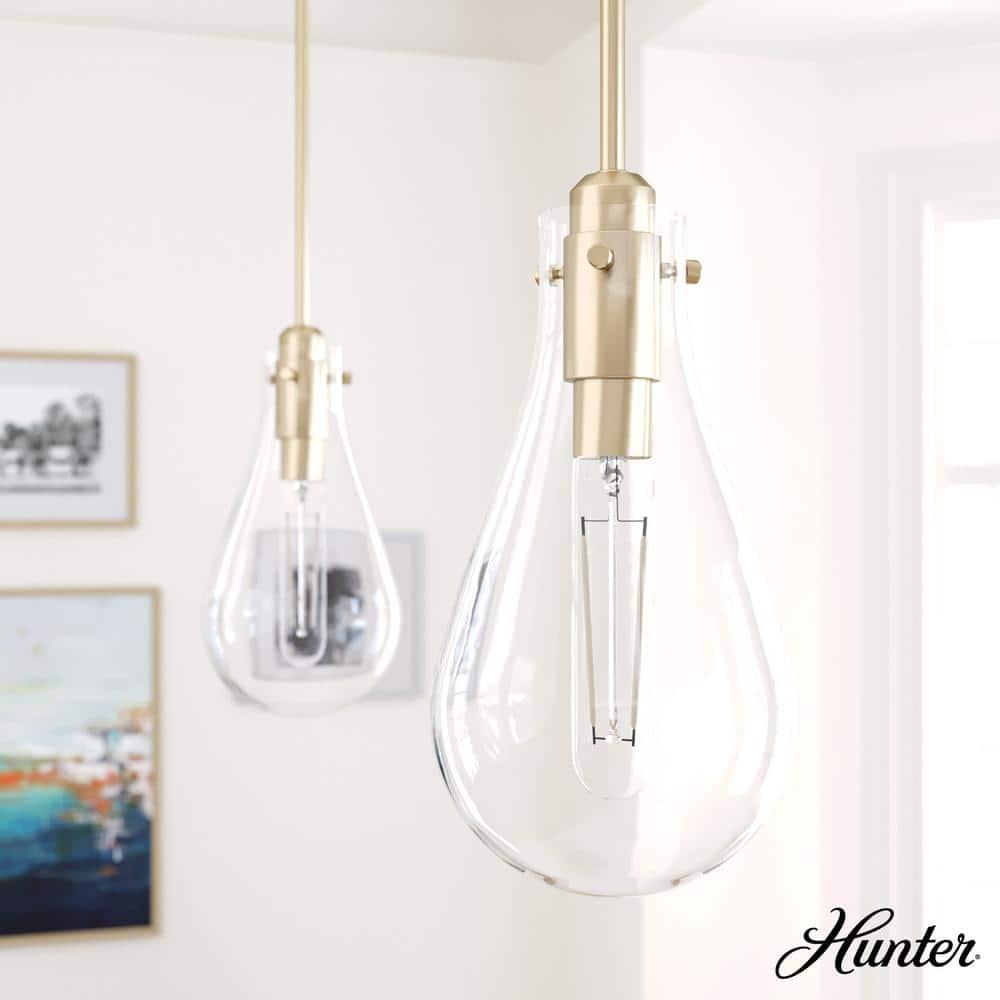 Lundin 1 - Light Single Tear Drop Pendant