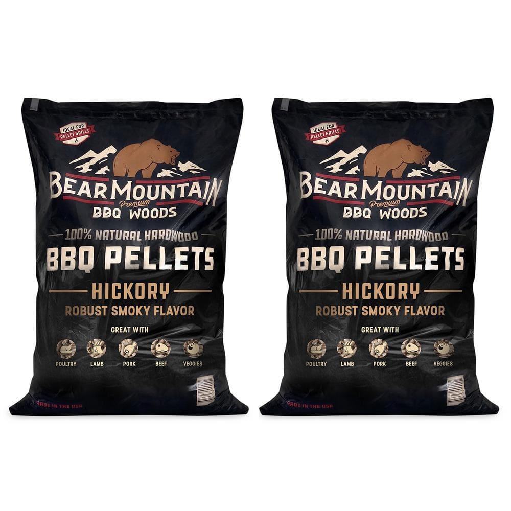 Bear Mountain BBQ Bear Mountain BBQ All-Natural Hardwood Hickory Smoker Pellets