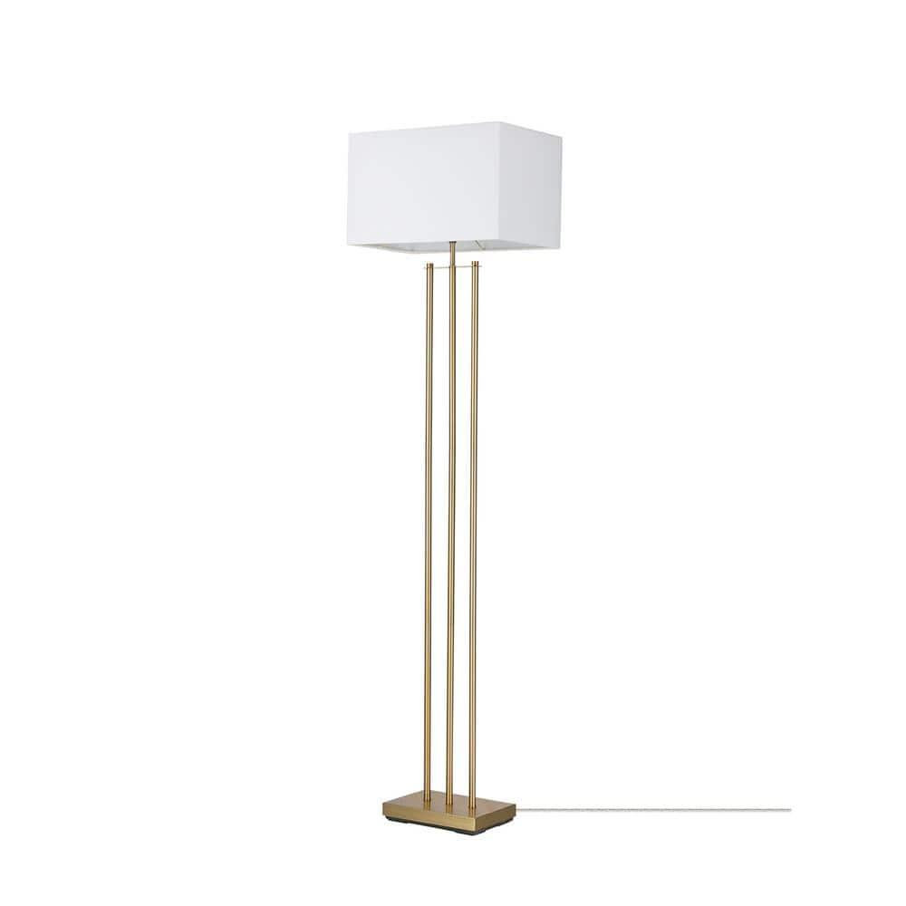 Novogratz Soho 62'' Matte Brass Floor Lamp