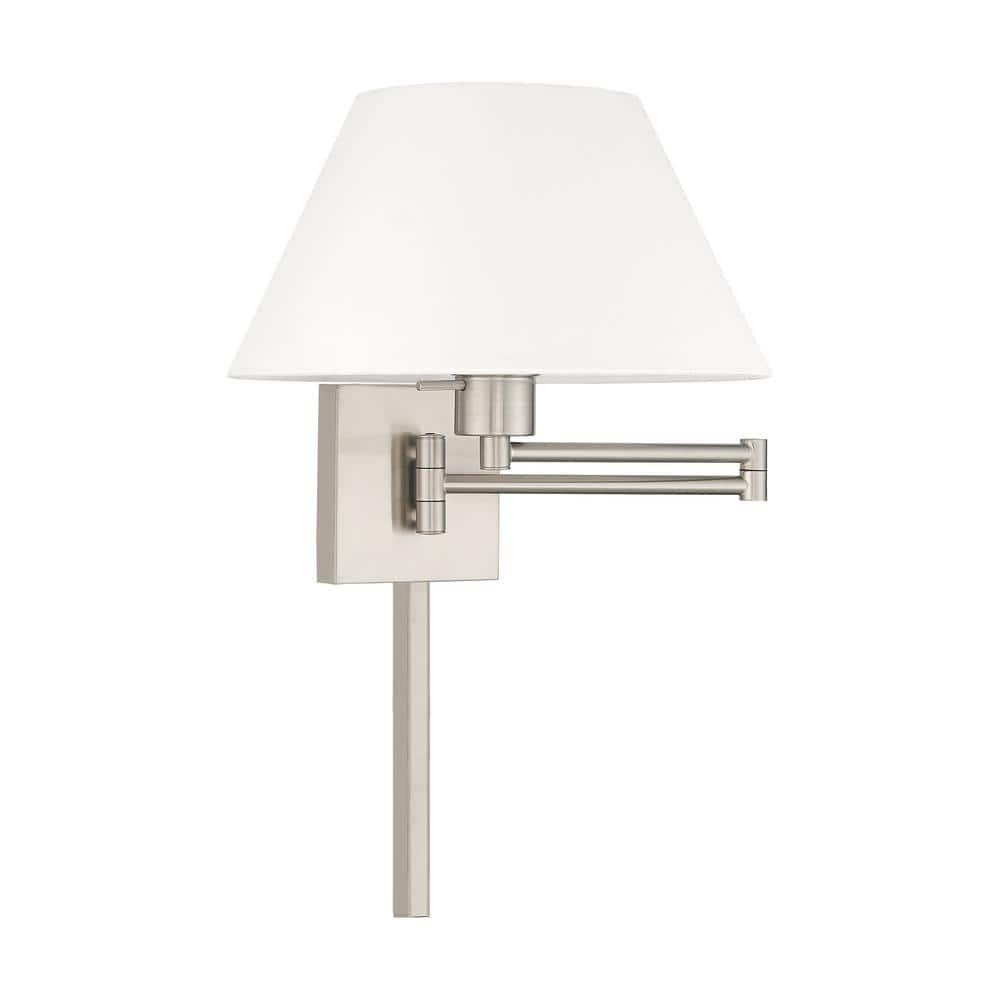 Livex Lighting 1 - Light Wall Light in  Brushed Nickel