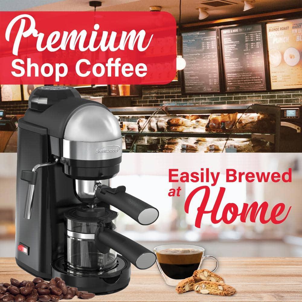 Brentwood BTWGA135BK Brentwood 800-Watt 20-Oz. Espresso & Cappuccino Maker
