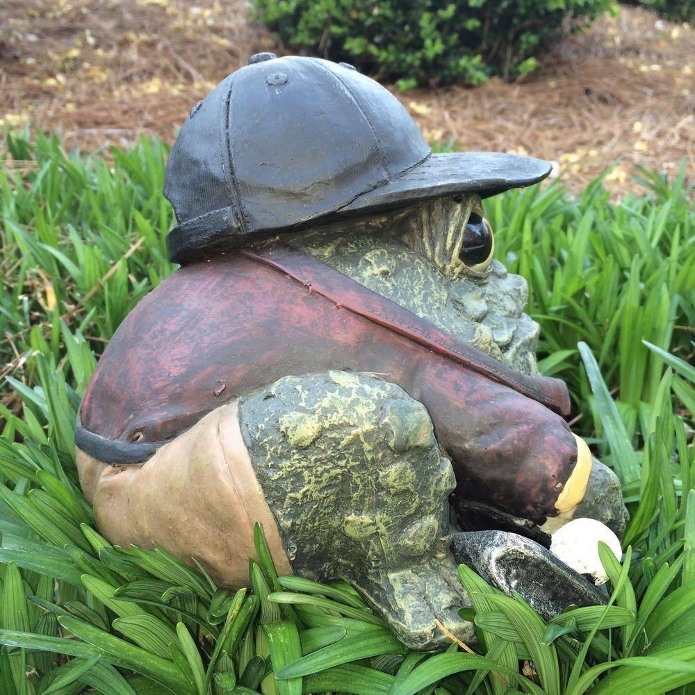 HomeStyles Golfer Character Toad/Frog Garden Statue