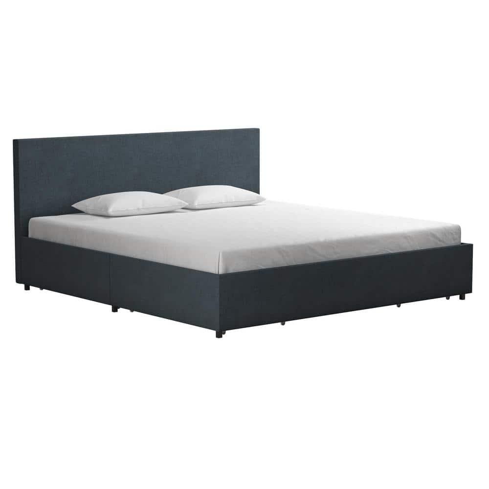 Kelly Upholstered Unfinished Platform Storage Bed