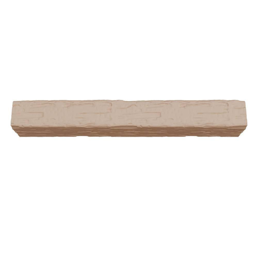 Ekena Millwork Salvaged Timber HeritageTimber Faux Wood 3-Sided Ceiling Beam (U-Beam)