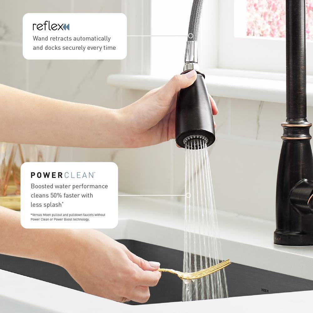 Adler Pull Down Single Handle Kitchen Faucet with Accessories