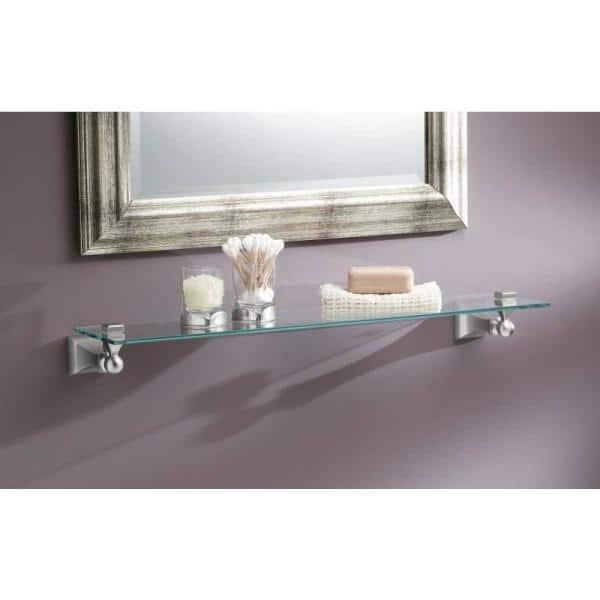 Moen Dn8390 20" Glass Shelf From The Retreat Collection - Nickel