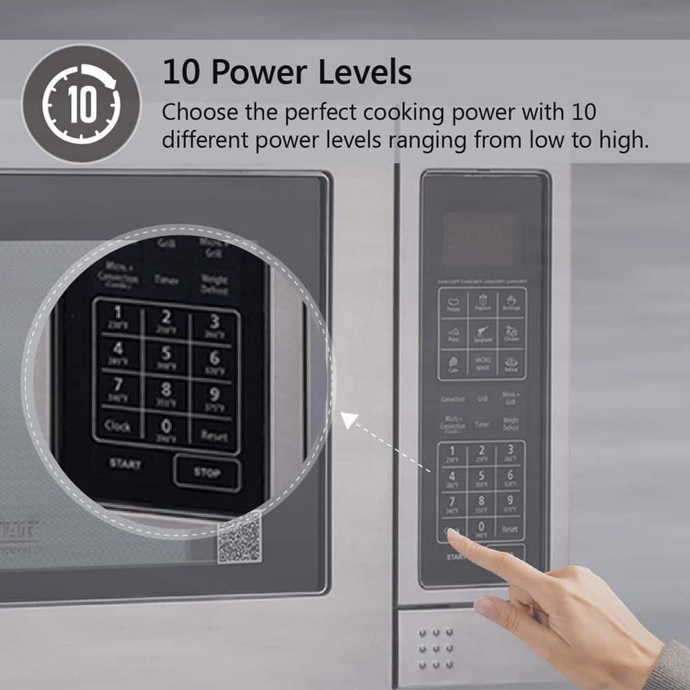 Microwave+Convection Oven+Grill 1.2cf Stainless Freestanding SS