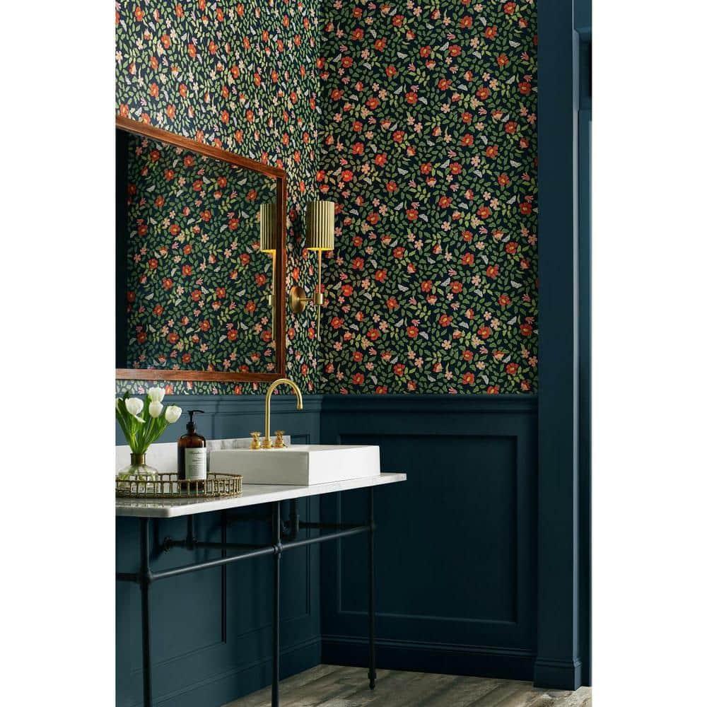 Rifle Paper Co. Primrose 20' L x 20.5" W Peel and Stick Wallpaper Roll
