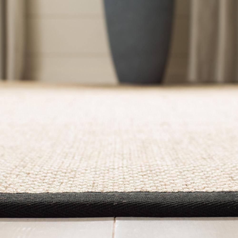 Natural Fiber NF115 Power Loomed Indoor Area Rug - Natural/Black - 8'x10' - Safavieh