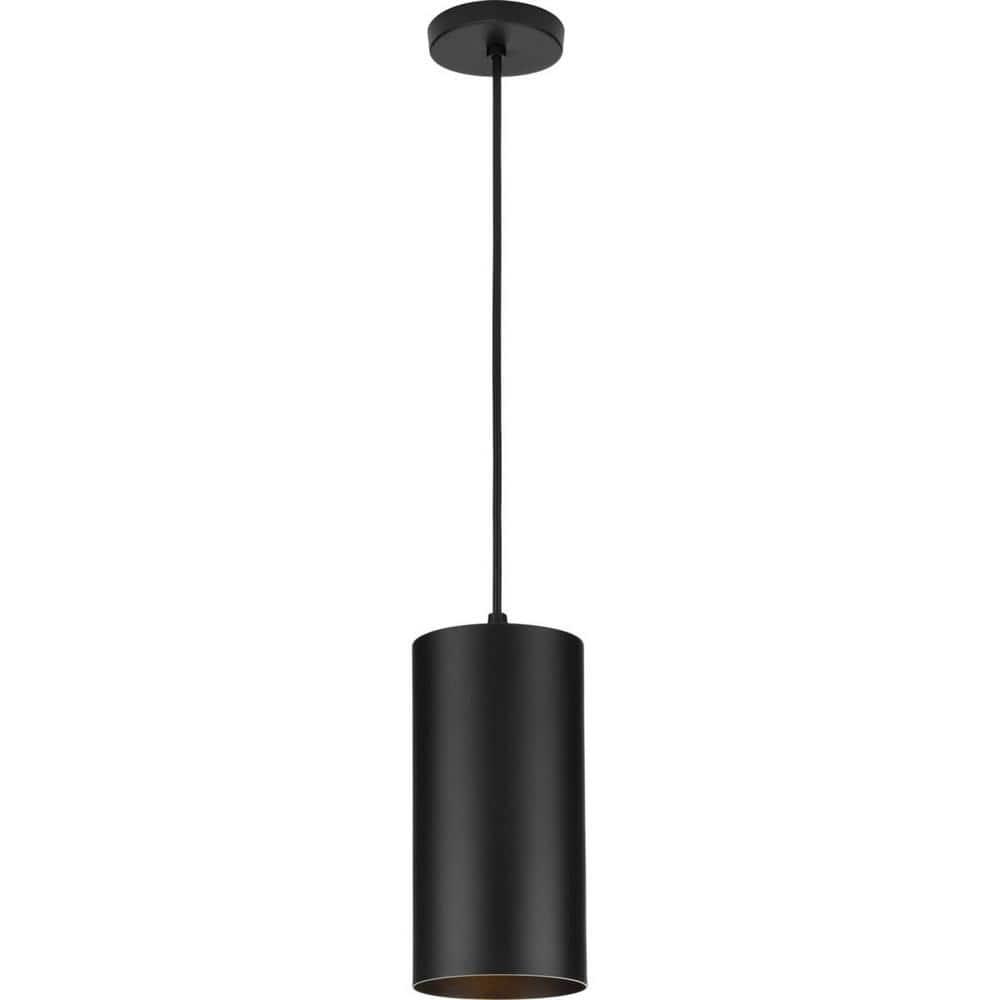Progress Lighting, Cylinder, 1-Light, Outdoor Hanging Pendant, Antique Bronze, No Shade - "Cylinder 1-Light Antique Bronze Outdoor Pendant"