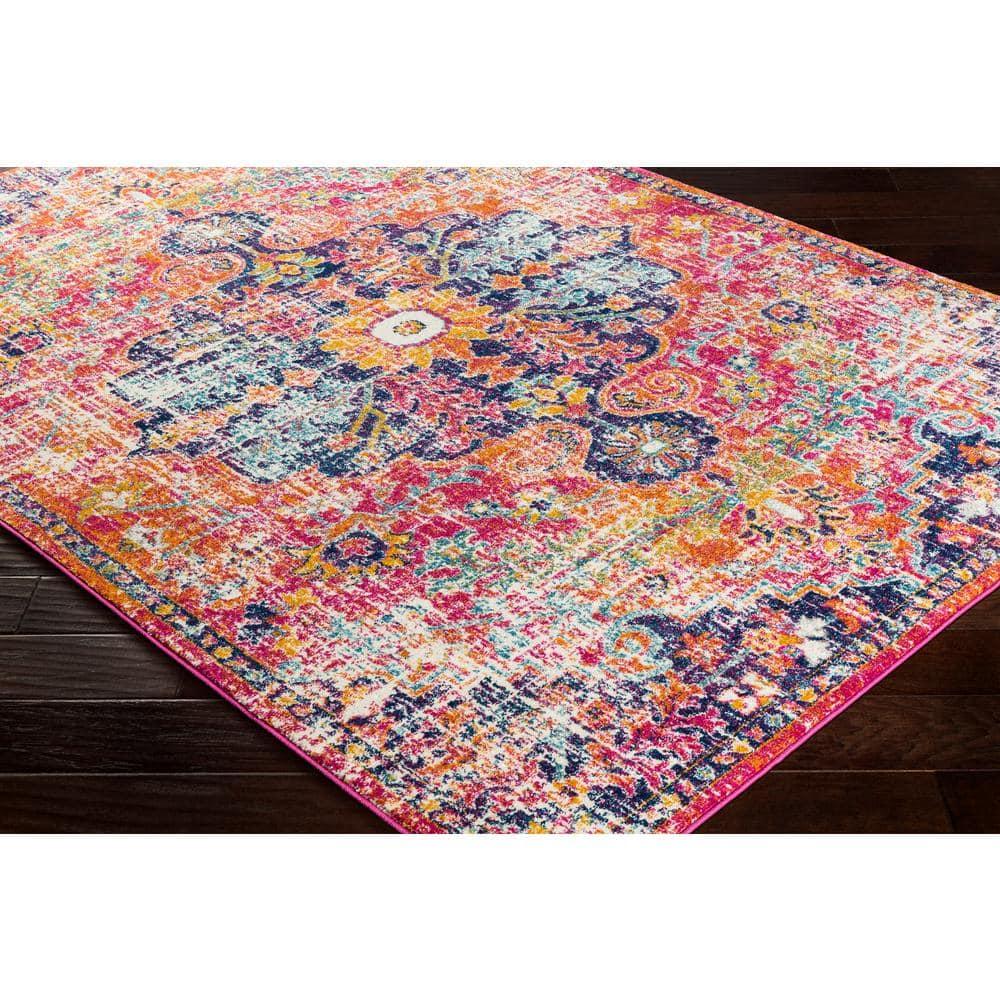 Livabliss Harput Vintage Medallion Runner Area Rug,2'7" x 7'3",Burnt Orange
