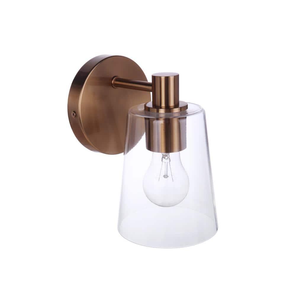 Craftmade Lighting Emilio 1 - Light Wall Light in  Satin Brass