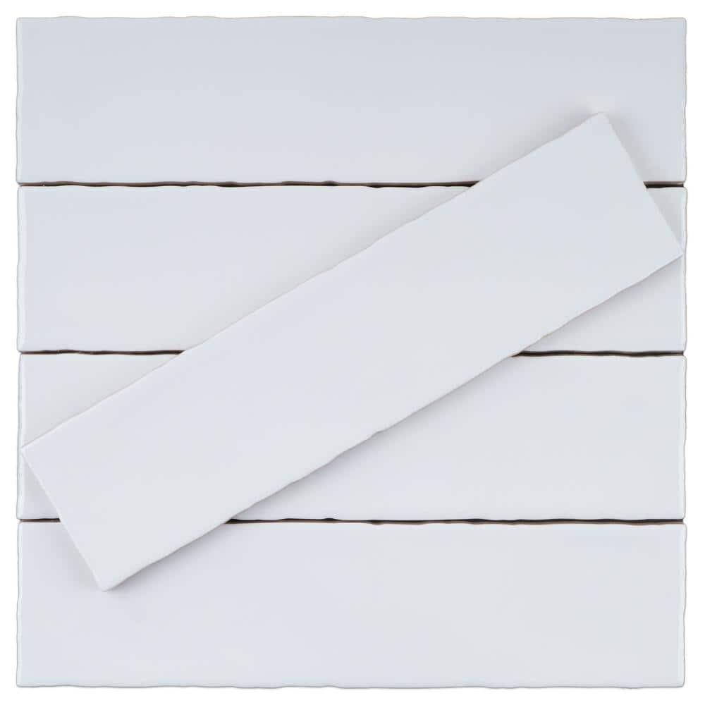 Supreme Tile Rustic 2.95 in. X 11.81 in. Polished Ceramic Subway Wall Tile