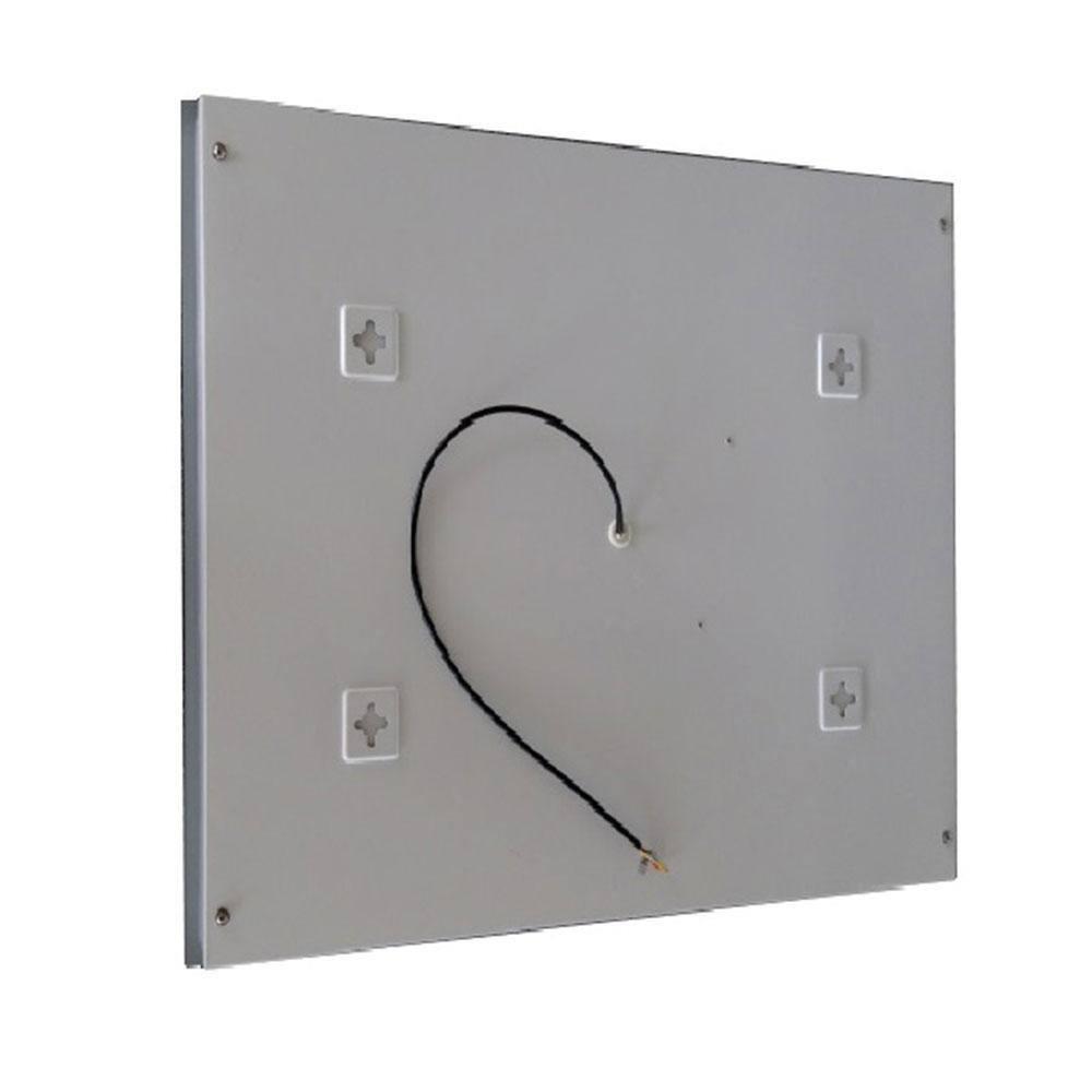 Bellaterra Home 36 in. Rectangular LED Bordered Illuminated Mirror with Bluetooth Speakers
