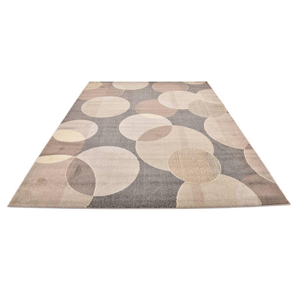 Unique Loom 8' 0 x 10' 0 Gray Chromatic Seaside Area Rug
