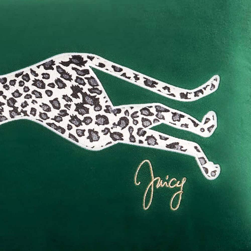 Juicy Couture Juicy Couture Velvet Cheetah Plush Decorative Throw Pillows - 14" x 24"