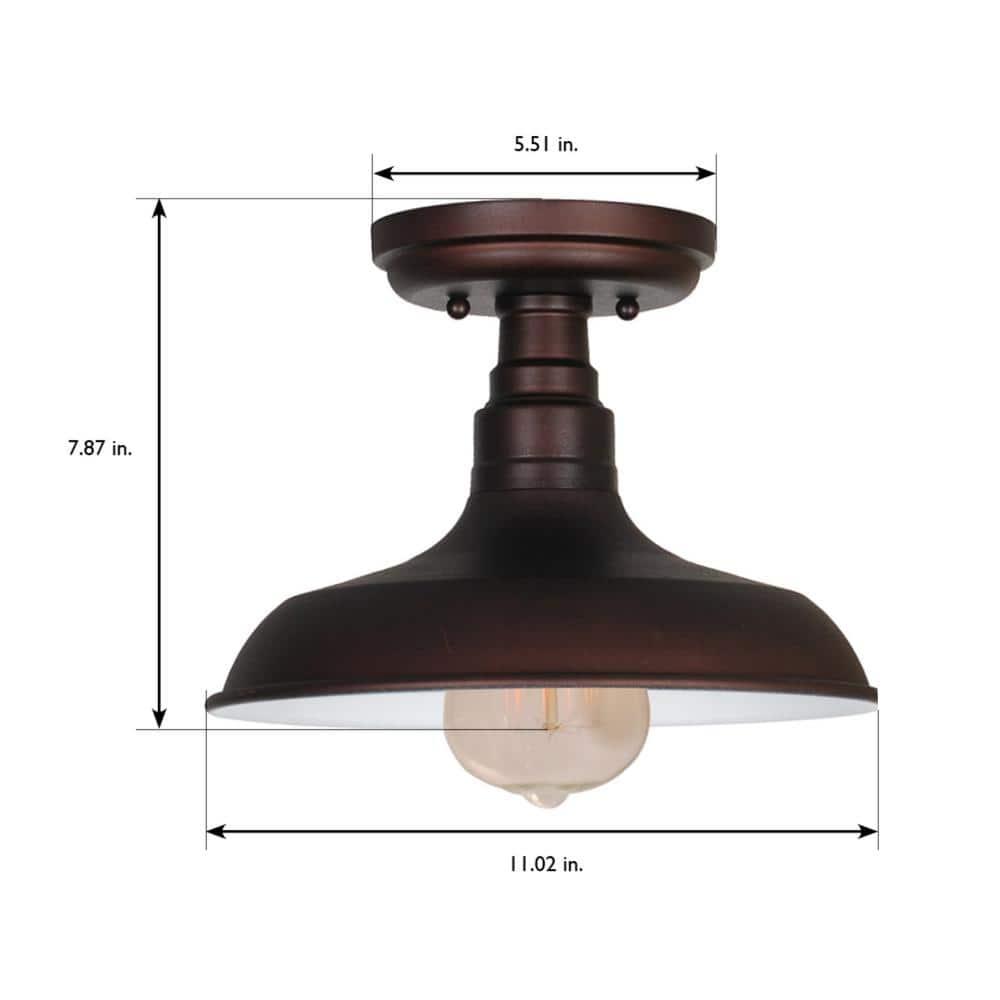 Design House Kimball Indoor Ceiling Light in Coffee Bronze