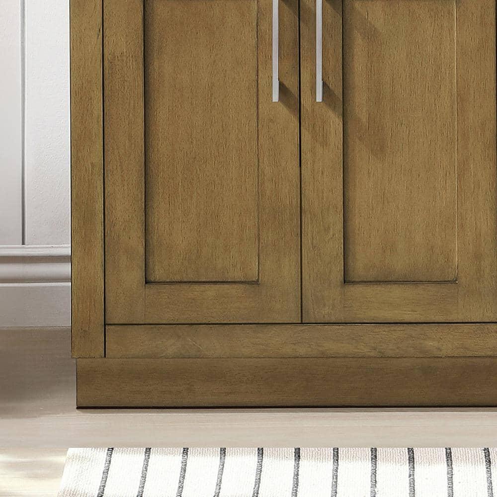 OVE Decors Athea 60 in. W Bath Vanity with Premium Countertop and Power Bar