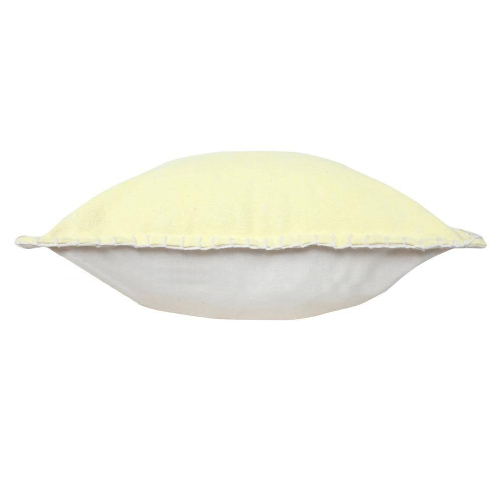 Contemporary Solid Stonewashed Handmade Cotton Throw Pillow Set