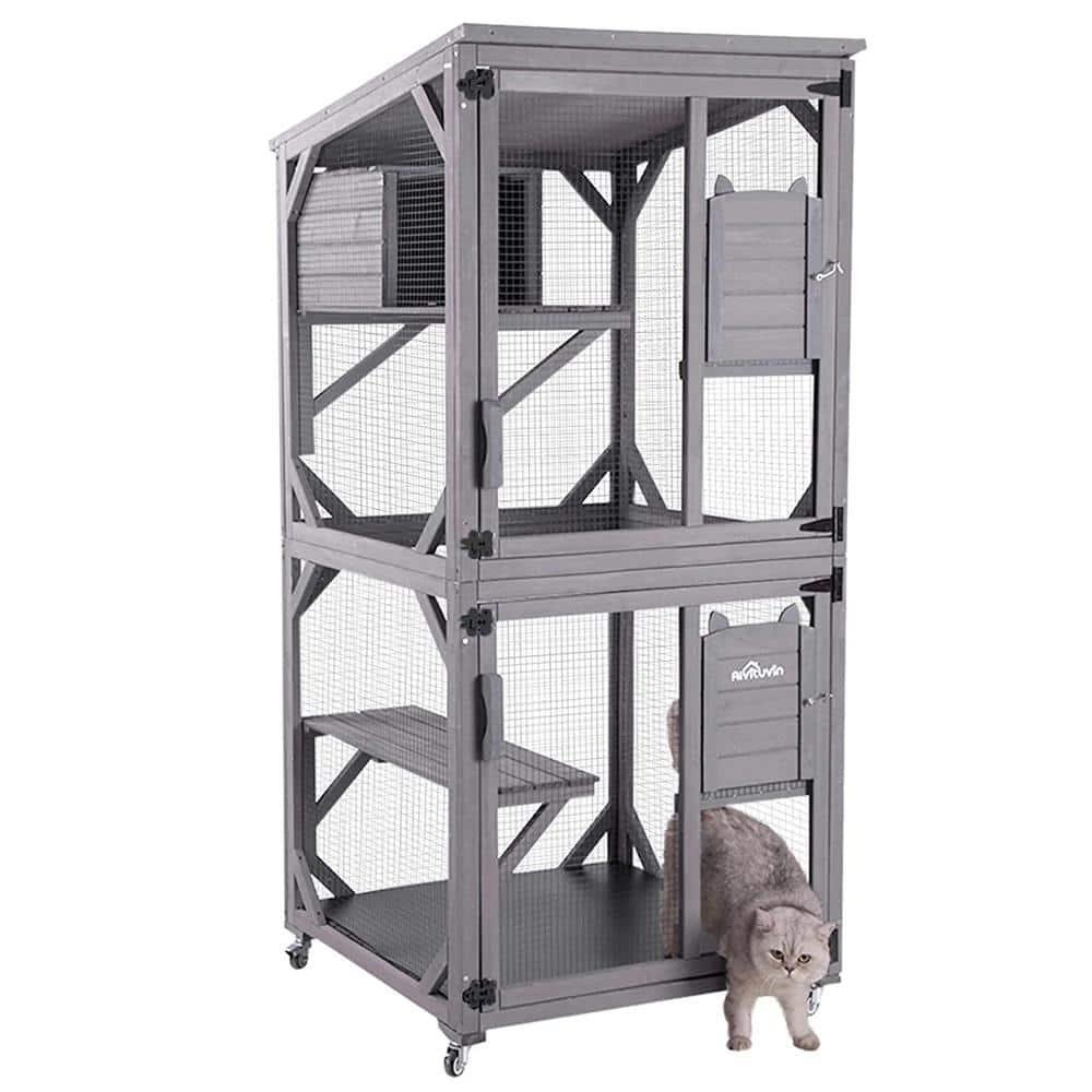 Aivituvin Portable Cat Playpen