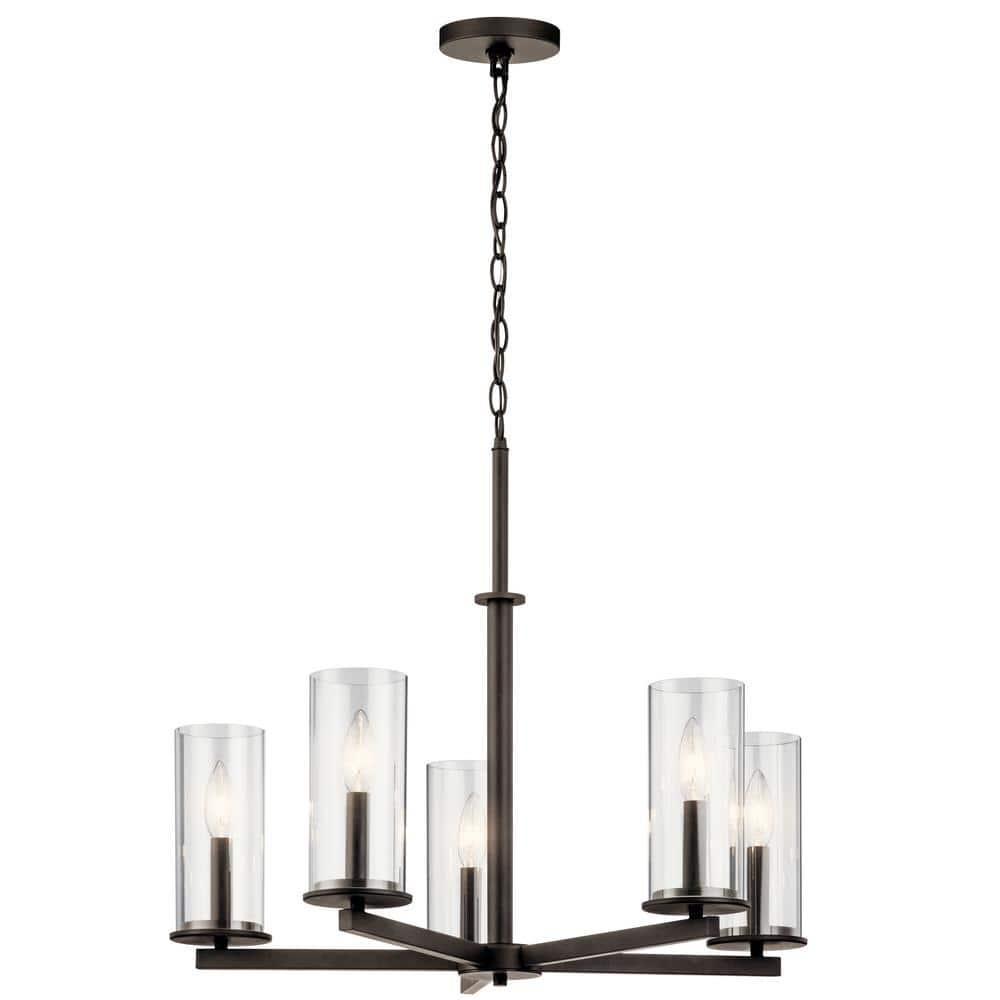 Kichler Lighting Crosby 5 - Light Chandelier in  Olde Bronze