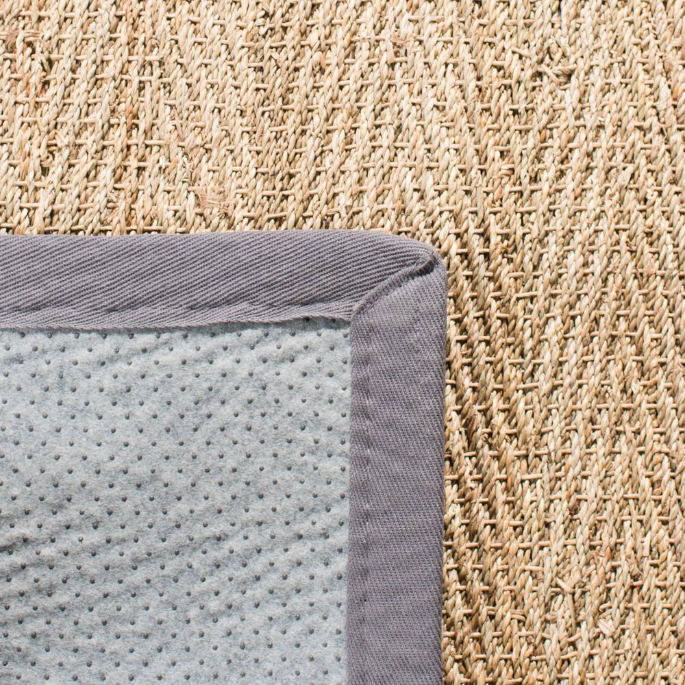 Natural Fiber NF115 Power Loomed Indoor Area Rug - Natural/Dark Grey - 5'x8' - Safavieh