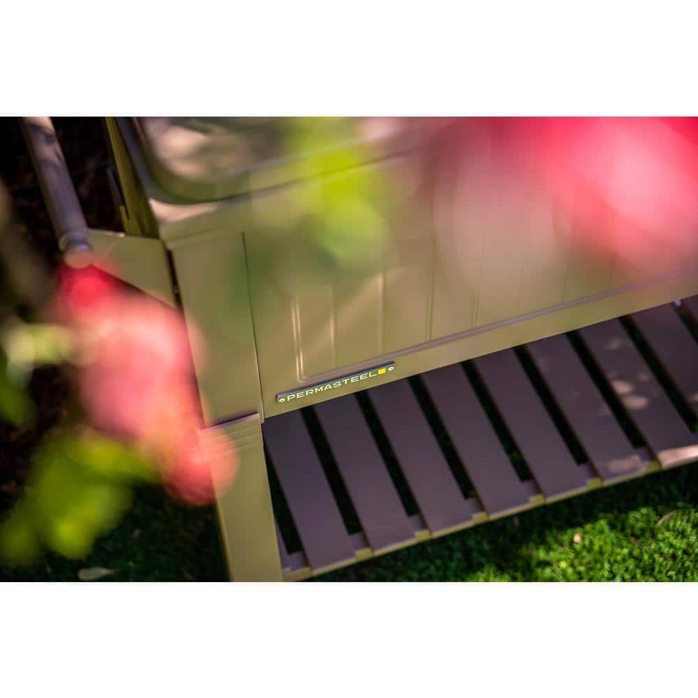 Permasteel 80 Qt. Furniture Style Rolling Patio Cooler