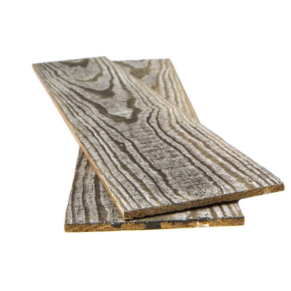 Thermo-Treated 1/4 in. x 5 in. x 4 ft. Barn Wood Wall Planks (10 sq. ft. 6-Pack)