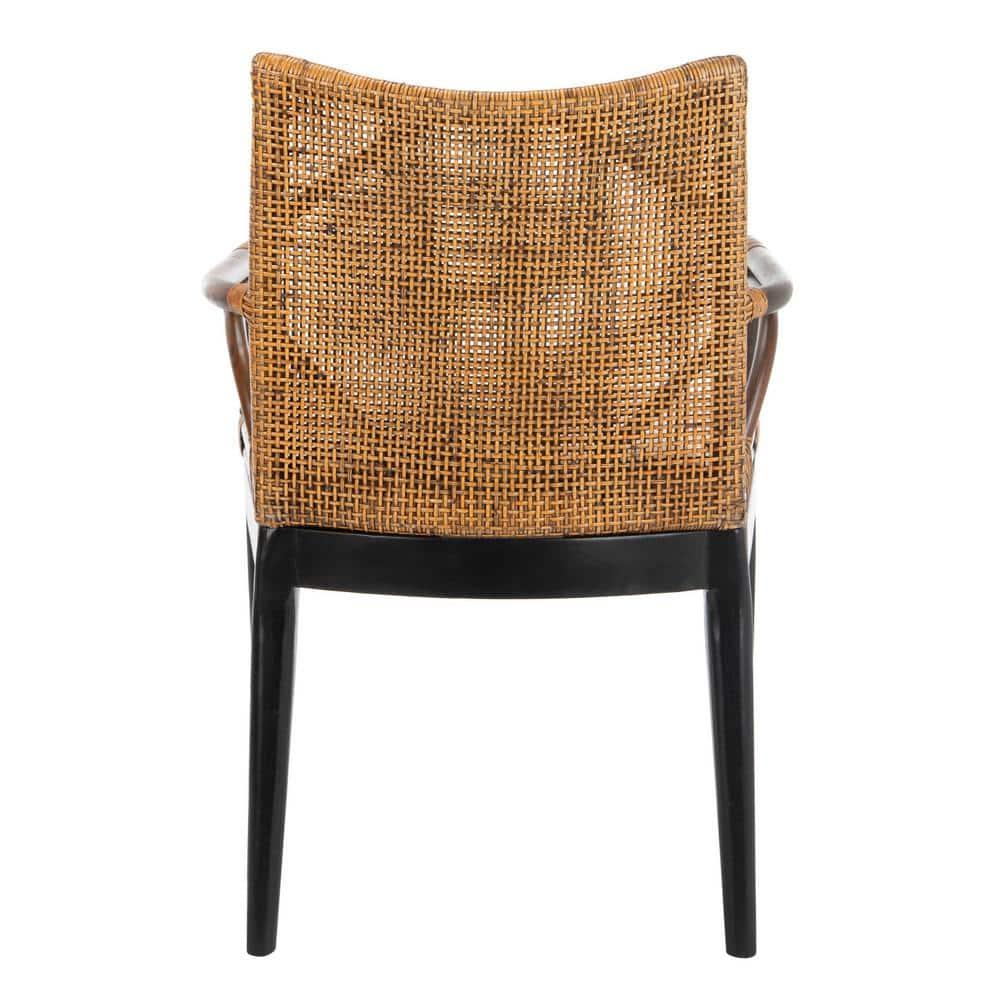 SAFAVIEH Gianni Arm Chair Brown/Black