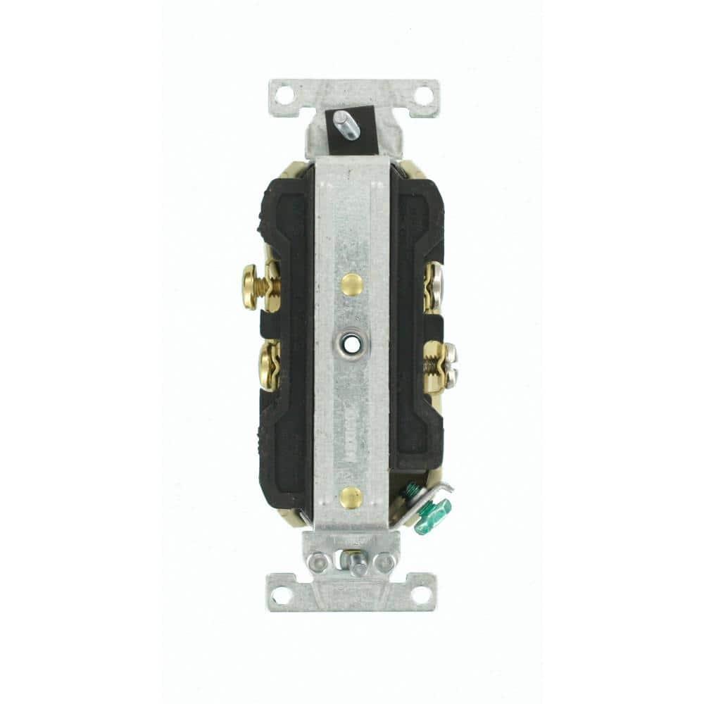 Leviton 15 amps 125 V Duplex Ivory Outlet 5-15R 1 pk