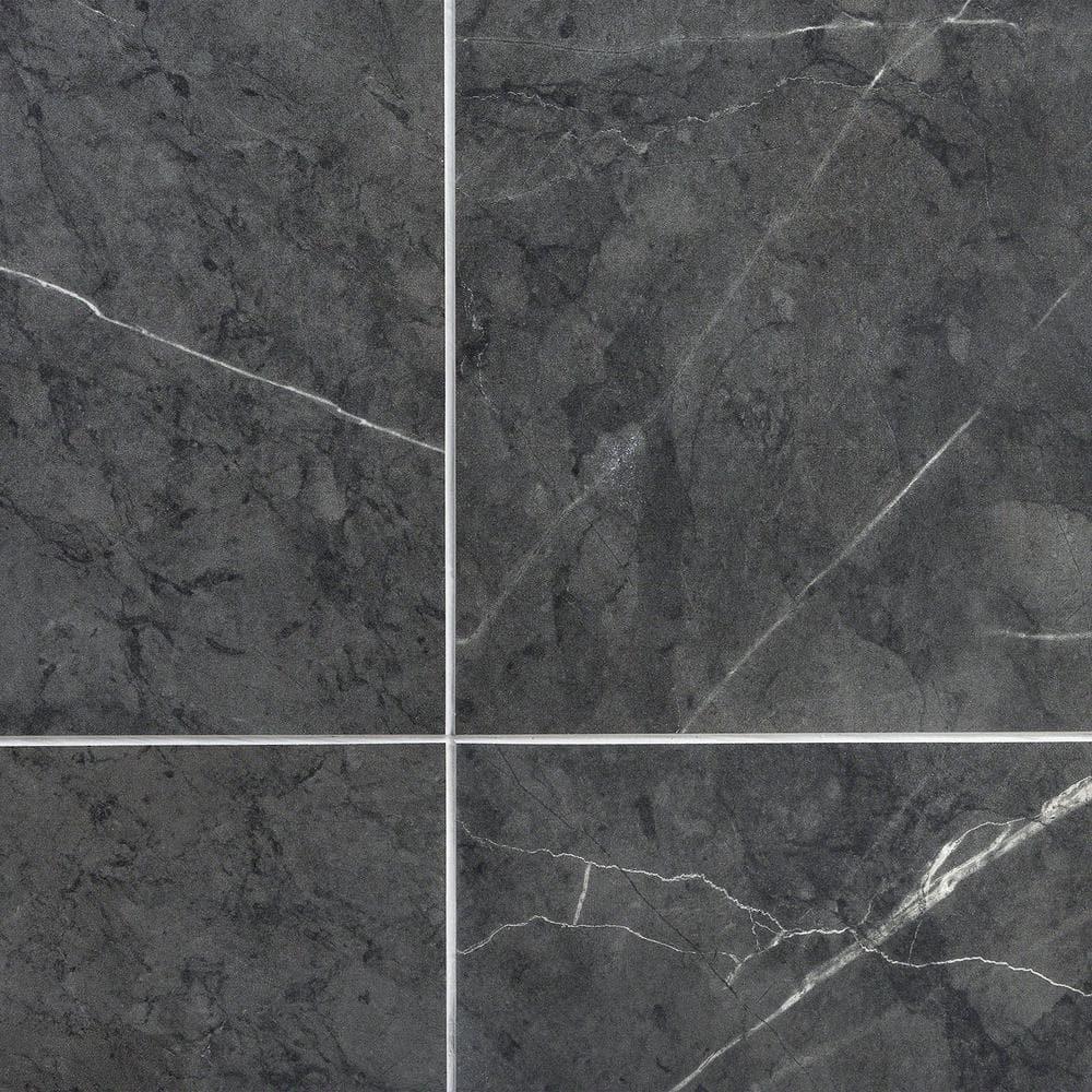 12" x 24" Porcelain Marble Look Wall & Tile