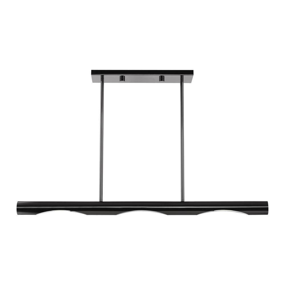 Livex Lighting Acra 3 - Light Chandelier in  Black Chrome