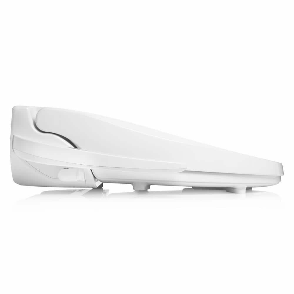 Brondell DR801-RW Swash Select DR801 Sidearm Bidet Seat with Warm Air Dryer and Deodorizer, Round White