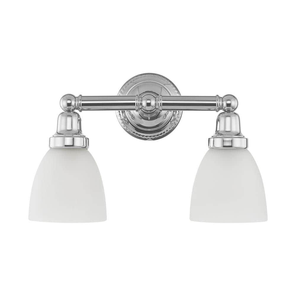 Livex Lighting Classic 2 - Light Vanity in  Polished Chrome