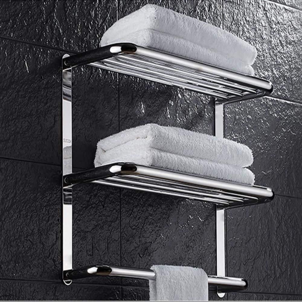3 Wall Mounted Required Towel Rack