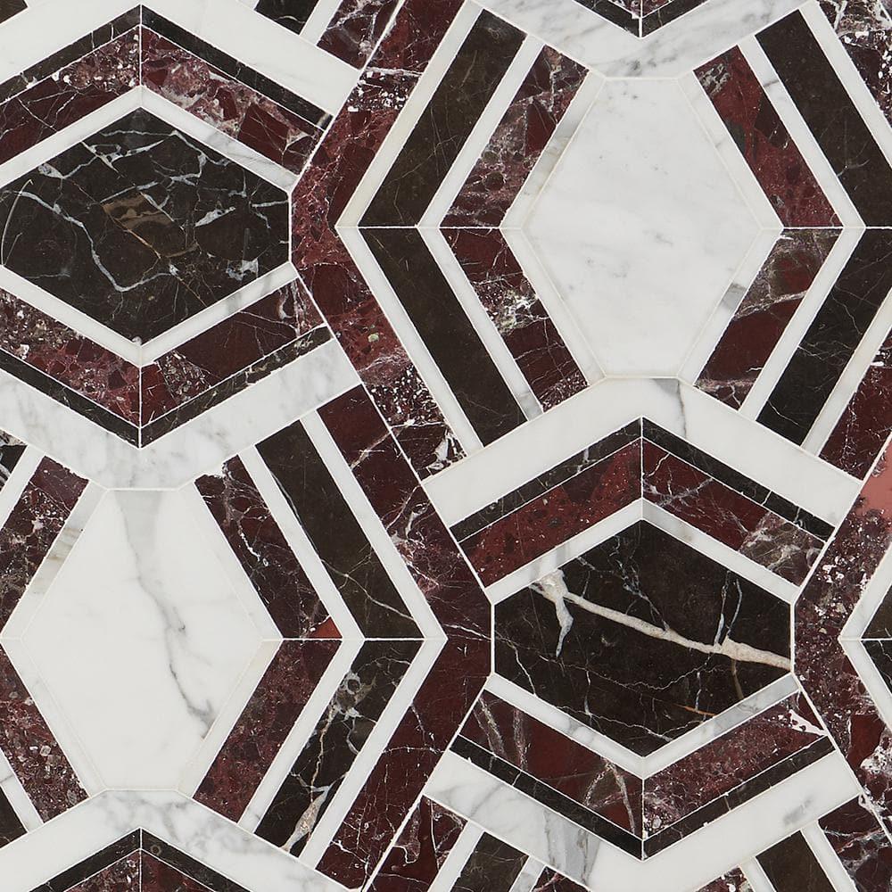 Bond Tile Tenor Marble Random Mosaic Wall & Floor Tile