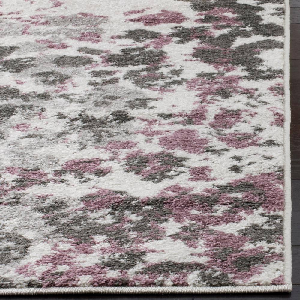 Adirondack ADR115 Machine Made Indoor Area Rug - Ivory/Purple - 6'x9' - Safavieh