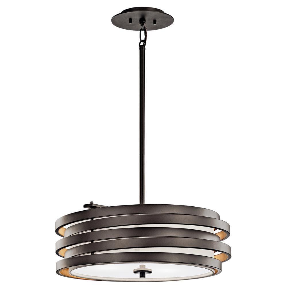 Kichler Lighting Roswell 3 - Light Pendant in  Olde Bronze