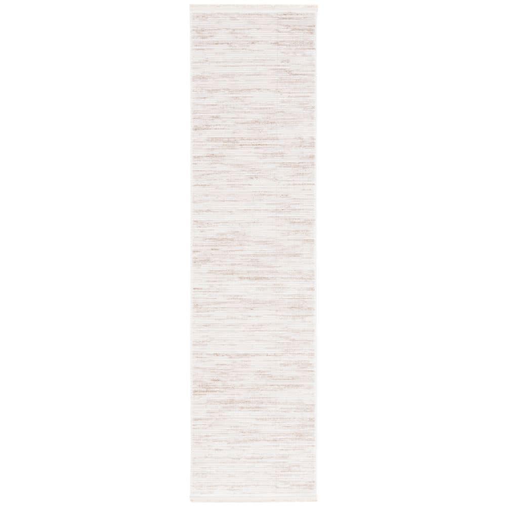 Whisper WHS584 Power Loomed Runner Rug - Ivory/Beige - 2'2"x8' - Safavieh.