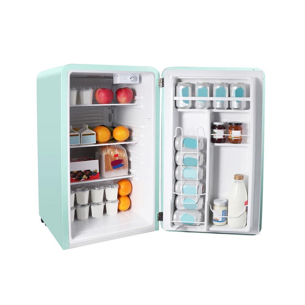 Magic Chef Magic Chef Retro 3.2 Cubic Feet Portable Freestanding Mini Fridge