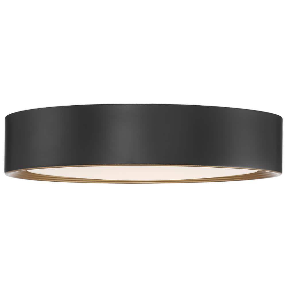 Access Lighting Malaga 1 - Light Flush Mount in  Matte Black