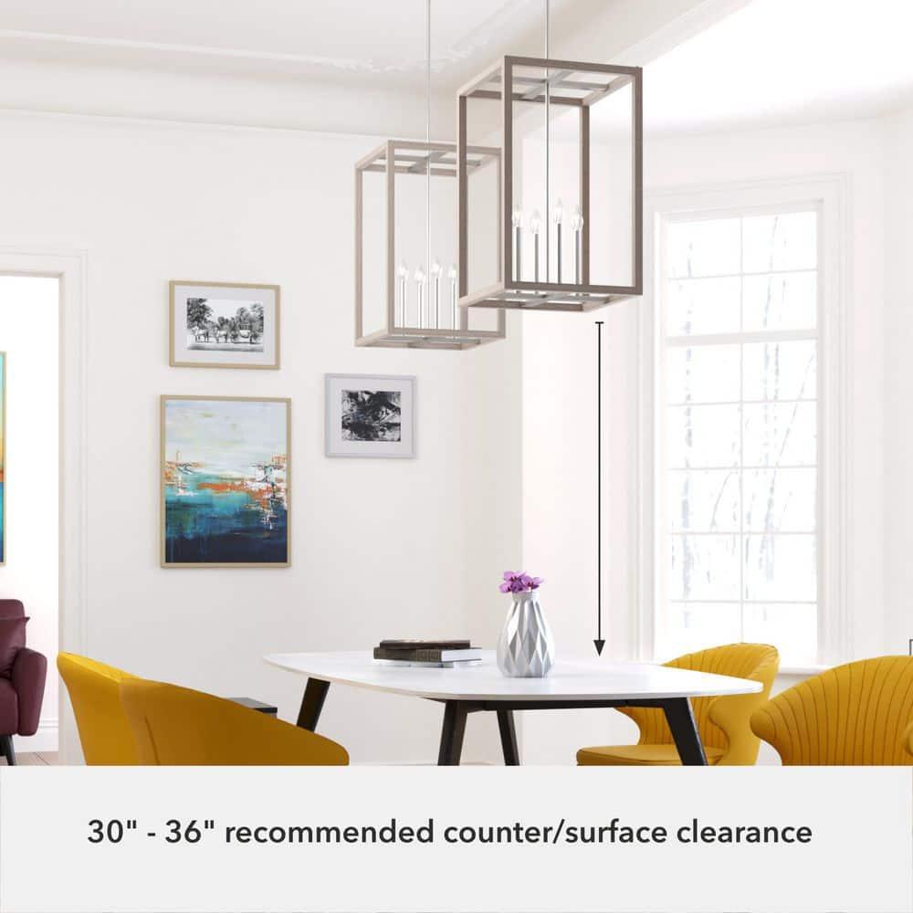 Hunter 18 Inch Squire Manor 4 Light Pendant Ceiling Light Fixture