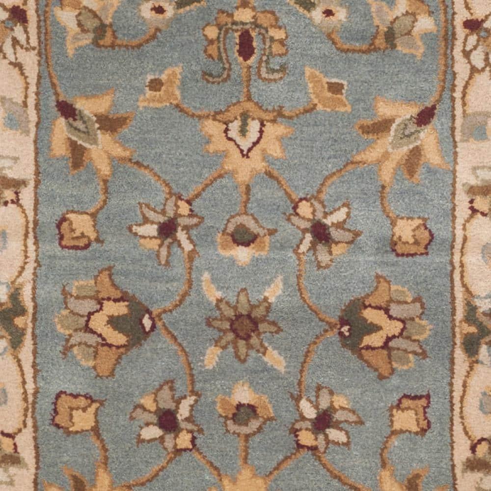 Royalty ROY343 Hand Tufted Runner Rug - Blue/Beige - 2'3"x7' - Safavieh.