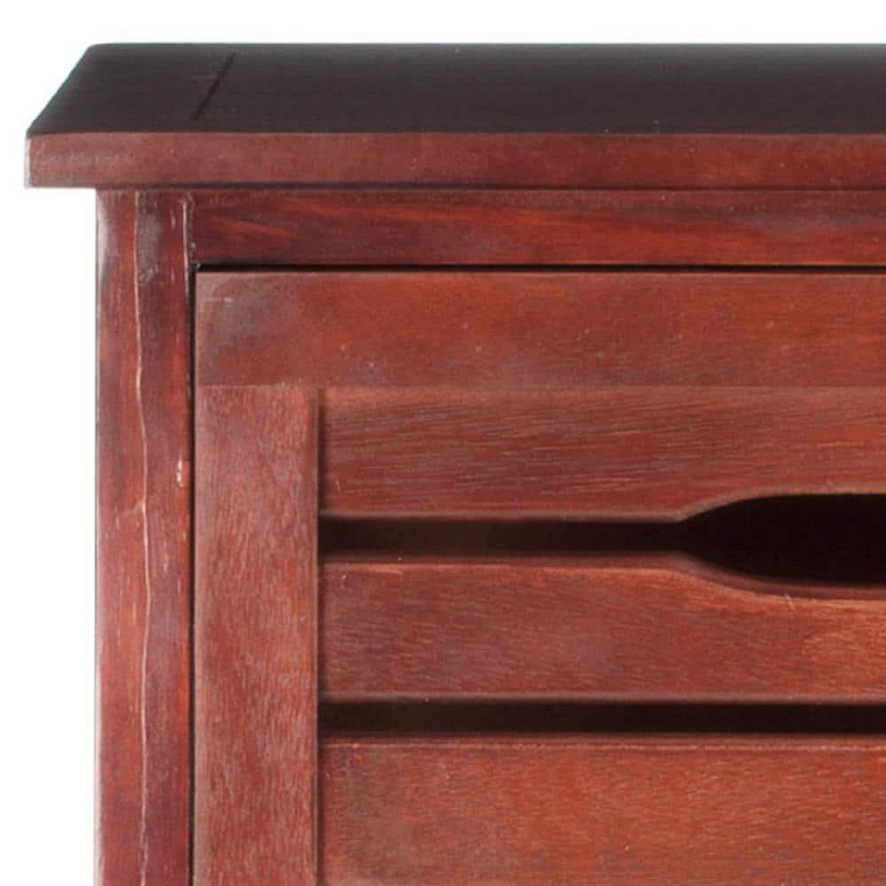 Samara 5 Drawer Cabinet - AMH5714 - Dark Cherry - Safavieh Couture