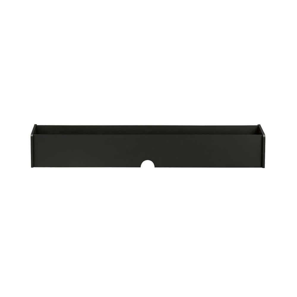 Walker Edison Minimalist Floating TV Stand for TVs up to 70”, Solid Black