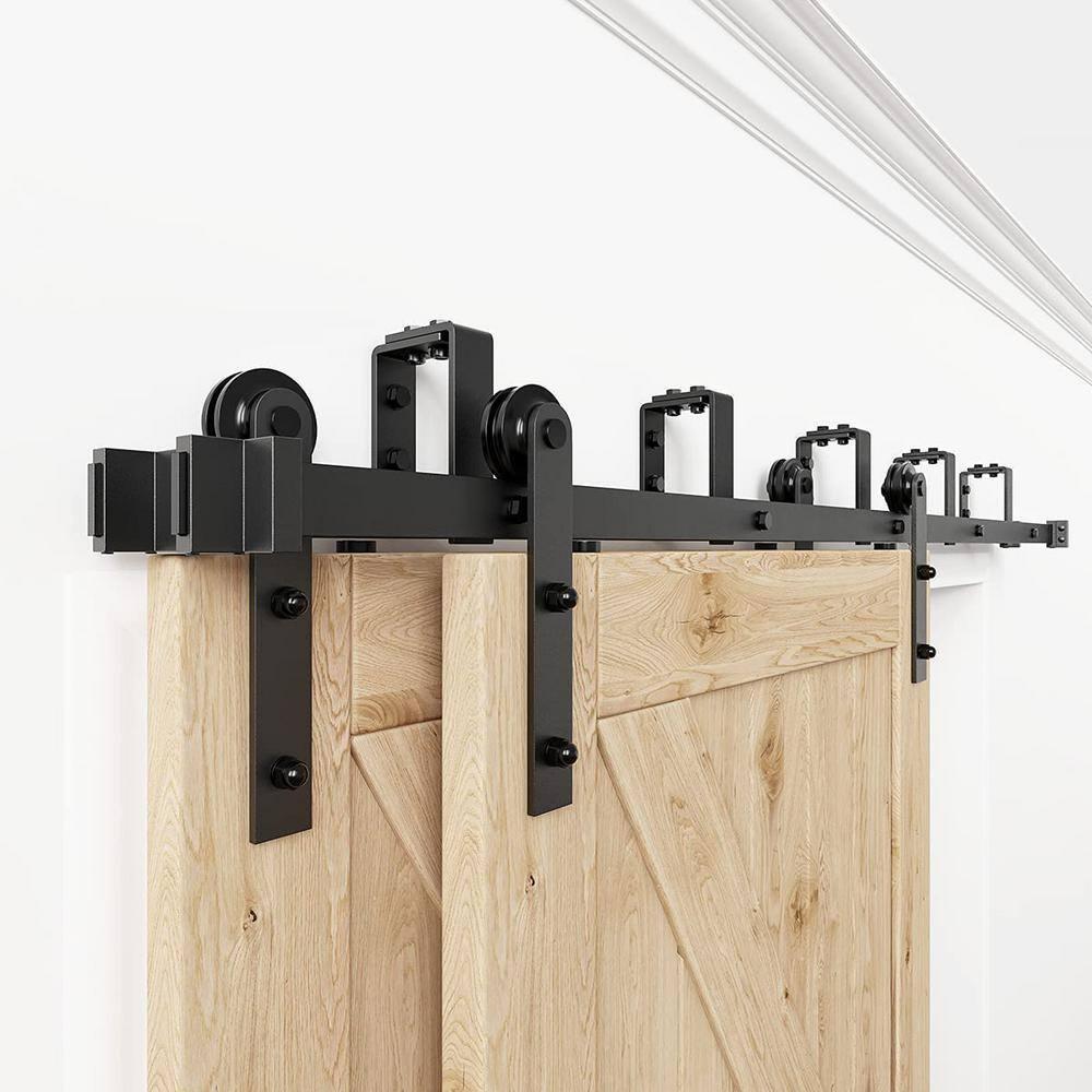 Double Bypass Barn Door Hardware Kit
