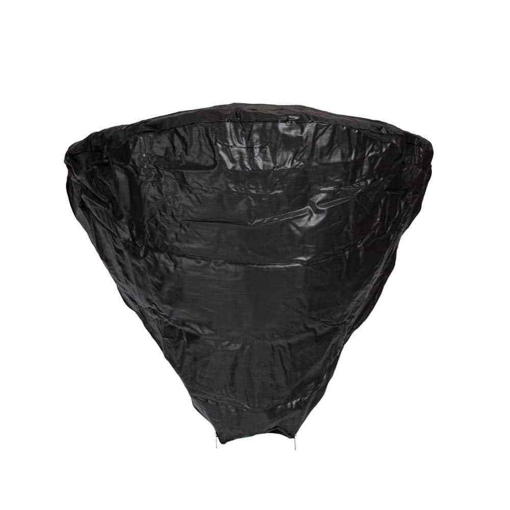 Fire Sense Fire Sense Outdoor Vinyl Head Cover LPG Patio Heaters Heavy Duty 10 Gauge Felt Lined with 32" Reflectors-Black