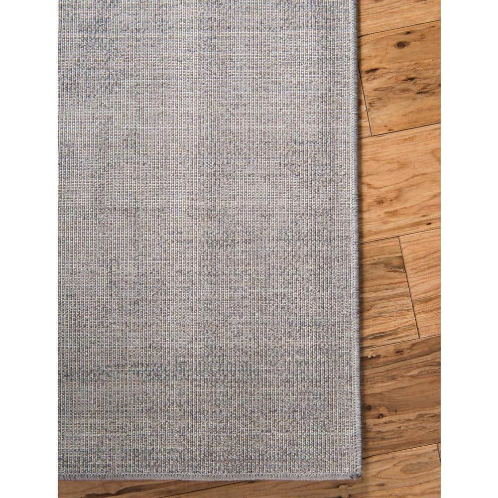 Unique Loom Asheville Collection Area Rug - Rockwell (4' 1" x 6' 1" Rectangle Gray/Beige)