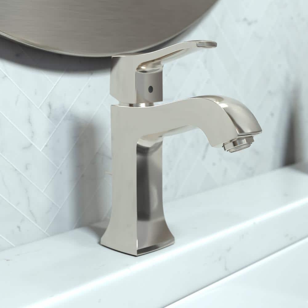 Metris C Single Hole Bathroom Faucet with Drain Assembly